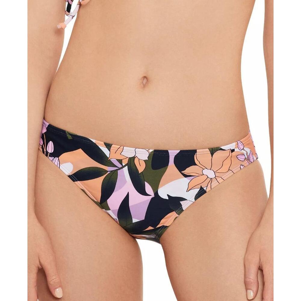 Salt + Cove Junior's Flora-Flauge Floral Print Hipster Bikini Bottoms Size S
